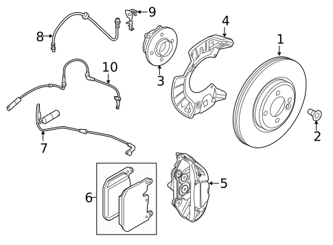 Front Brakes for 2015 Mini Cooper #1