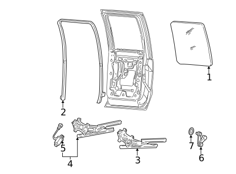 Rear Door for 2005 Ford F-250 Super Duty #0