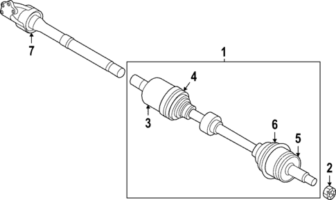 Drive Axles for 2022 Hyundai Tucson #1