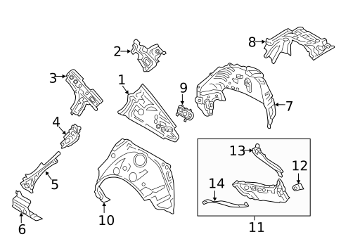 Inner Structure for 2021 Mazda 3 #0