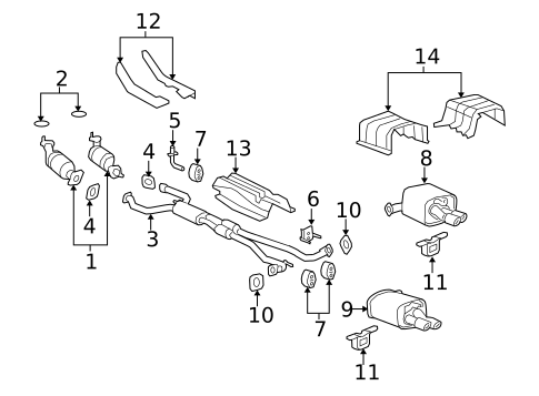 Exhaust Components for 2016 Chevrolet Caprice #0