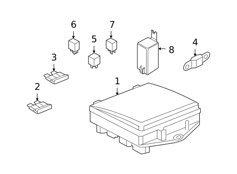 Fuse & Relay for 2009 Jaguar Super V8 #0