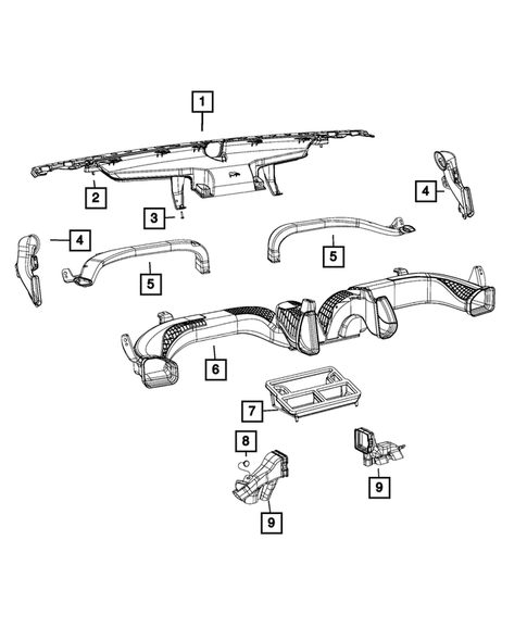 Air Ducts for 2015 Chrysler 200 #0