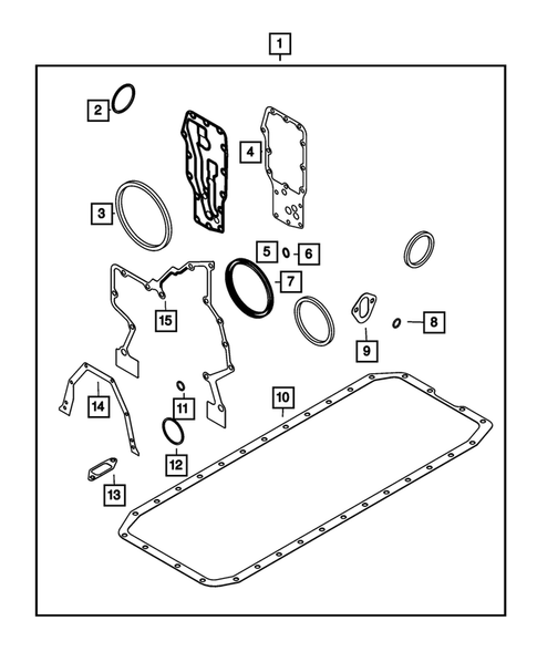 Engine Identification, Service Engines & Engine Service Kits for 2010 Dodge Ram 2500 #1