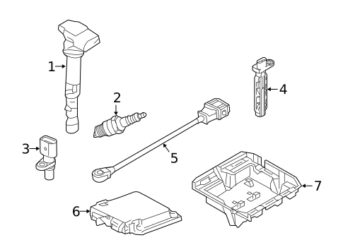 Ignition System for 2017 Audi Q7 #0