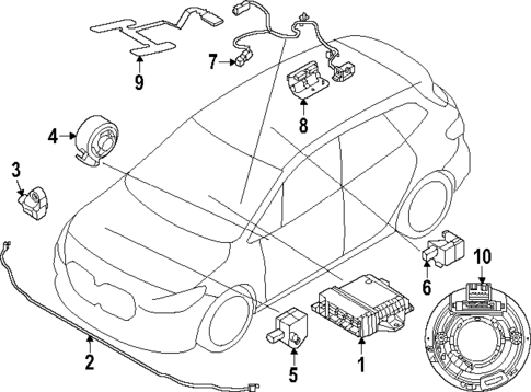 Air Bag Components for 2025 Mini Countryman #1