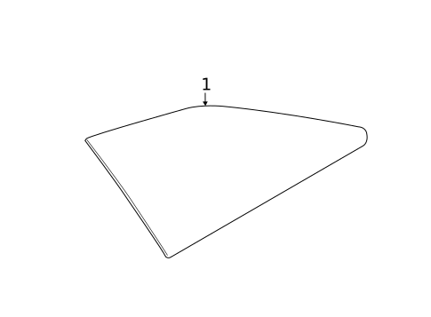 Glass & Hardware for 2014 Cadillac ELR #1