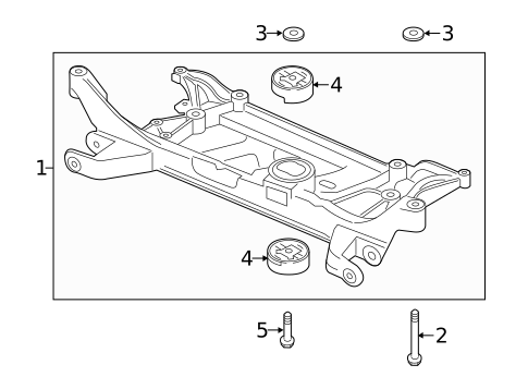 Suspension Mounting for 2017 Audi A3 Quattro #3