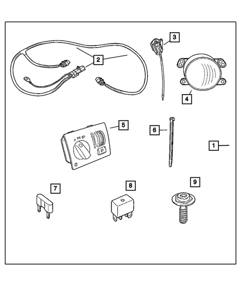 Fog Lights & Electrical for 2006 Dodge Charger #0