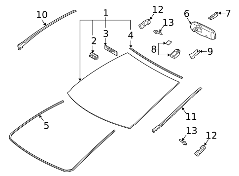 Reveal Moldings for 2010 Lexus HS250h #0