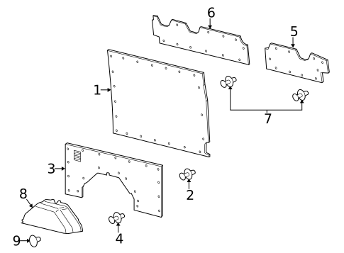Interior Trim - Side Panel for 2021 Ford Transit-150 #14