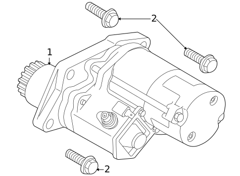 Starter for 2005 Land Rover Freelander #1