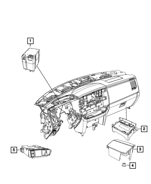 Keys, Modules and Engine Controllers for 2013 Ram 2500 #2