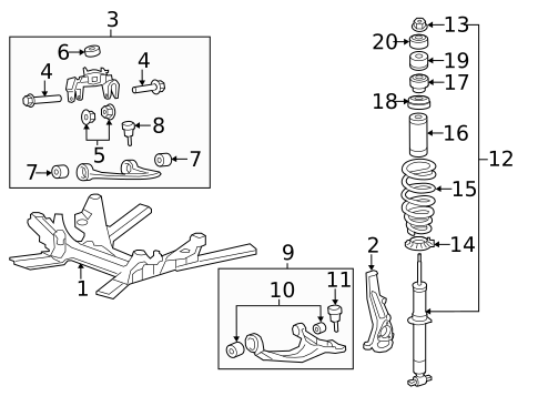Rear Suspension for 2014 Cadillac CTS #4