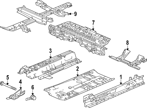 Floor & Rails for 2025 Honda Civic #0