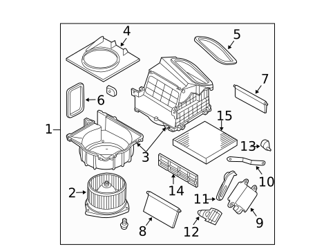 Blower Motor & Fan for 2007 INFINITI G35 #0