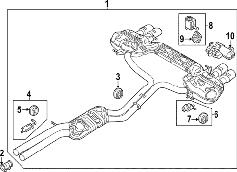 Exhaust Components for 2022 Audi RS6 Avant #1
