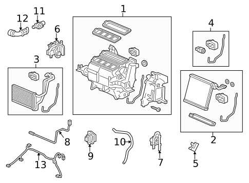 Condenser, Compressor & Lines for 2015 Honda CR-V #2