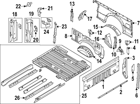 Front & Side Panels for 2025 Ford F-350 Super Duty #2