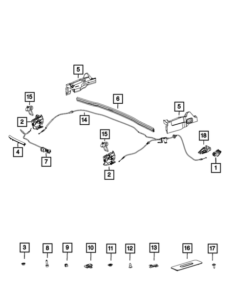 Hood and Hood Release for 2022 Jeep Renegade #0