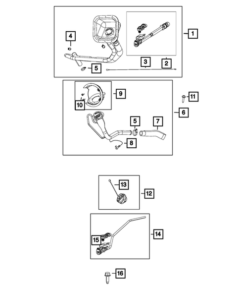 Fuel Tank Filler Tube for 2021 Ram 3500 #0