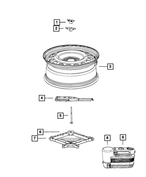 Jack Stowage for 2019 Chrysler 300 #0