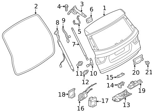 Gate & Hardware for 2014 BMW X3 #0