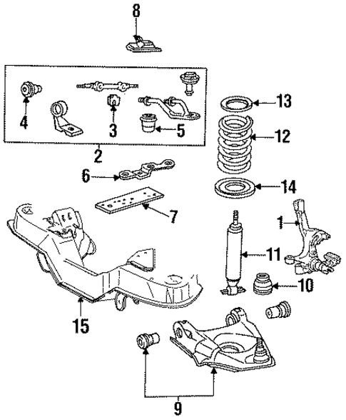Suspension Components for 1988 Ford Aerostar #0