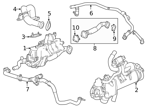 Emission Components for 2017 Land Rover Range Rover Sport #3