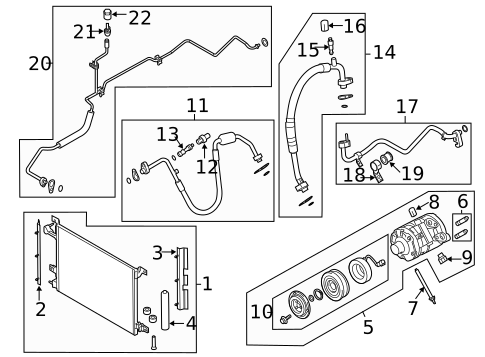 A/C Accumulator/Receiver Drier for 2012 Ford Mustang #0