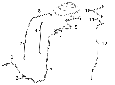 Rear AC Lines for 2018 Mercedes-Benz Sprinter 2500 #0