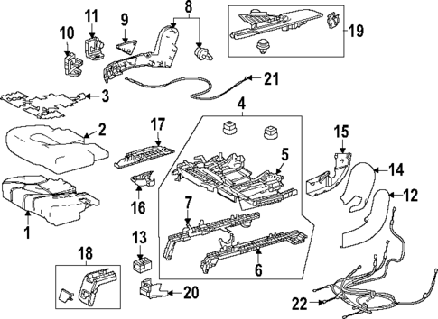 Second Row Seats for 2025 Toyota Grand Highlander #3
