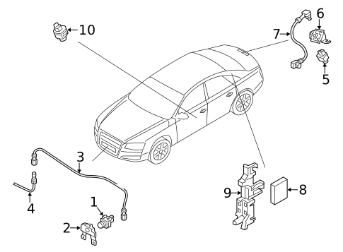 Parking Aid for 2017 Audi S8 #7