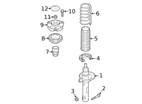 Struts & Components for 2011 Volkswagen Jetta #13