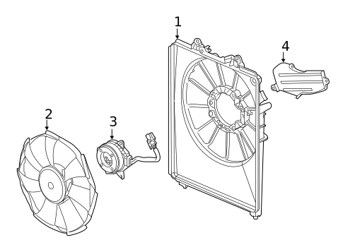 Condenser, Compressor & Lines for 2019 Acura RDX #1