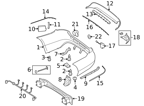 Bumper & Components - Rear for 2013 Mercedes-Benz E400 #0
