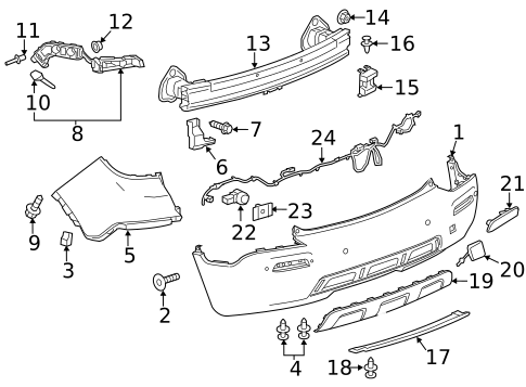 Parking Aid for 2016 Chevrolet Trax #2