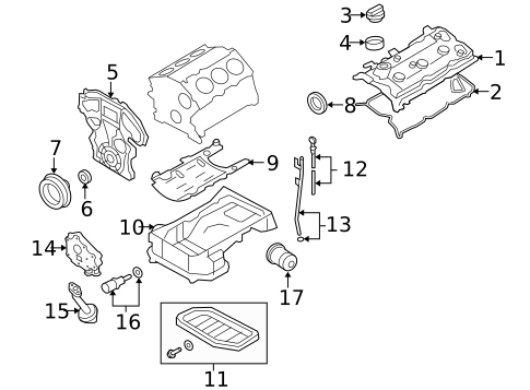Engine Parts for 2009 INFINITI M35 #0