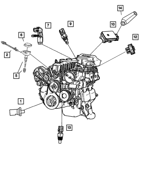 Sensors for 2005 Jeep Wrangler #0