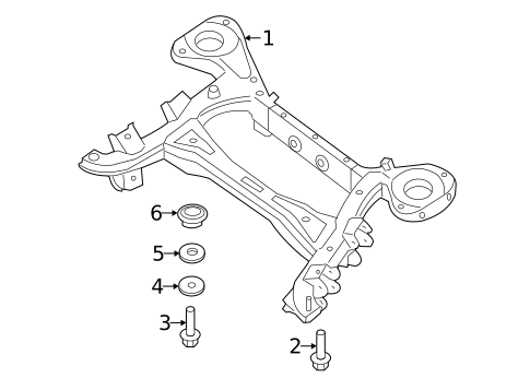 Suspension Mounting for 2018 INFINITI QX80 #1