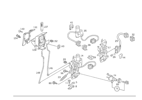 Locking System for 1988 Mercedes-Benz 300TE #3