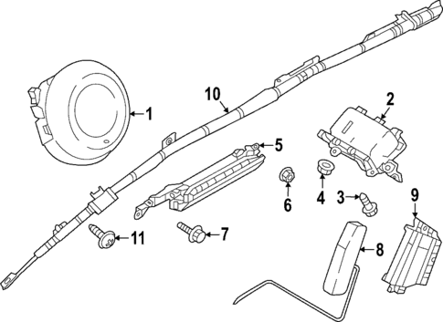Air Bag Components for 2023 Mazda CX-50 #0