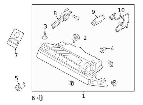 Glove Box for 2015 Porsche Boxster #0