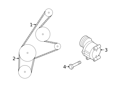 Belts & Pulleys for 2006 Mazda 5 #0