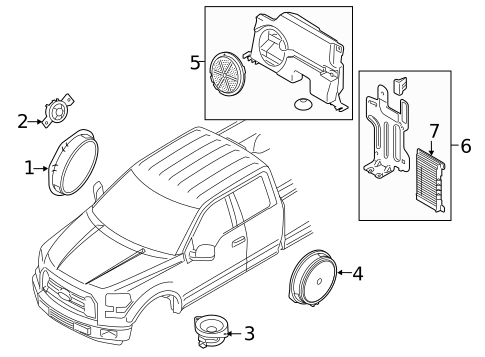 Sound System for 2022 Ford F-350 Super Duty #4