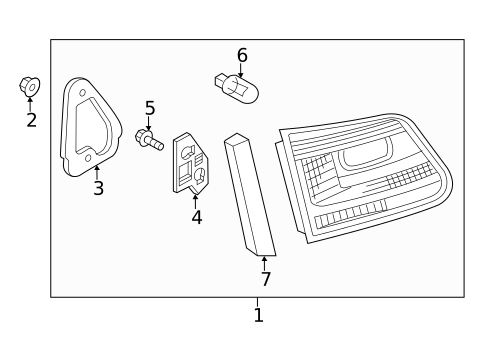 Tail Lamps for 2015 Volkswagen Tiguan #1