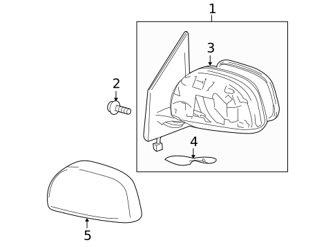Outside Mirrors for 2009 Toyota RAV4 #1