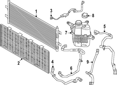 Radiator & Components for 2025 Mini Countryman #1