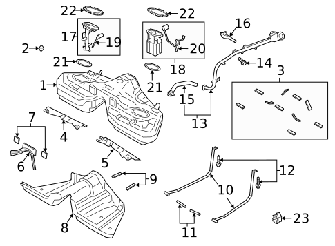 Hardware, Fasteners & Fittings for 2023 Ford Mustang #0