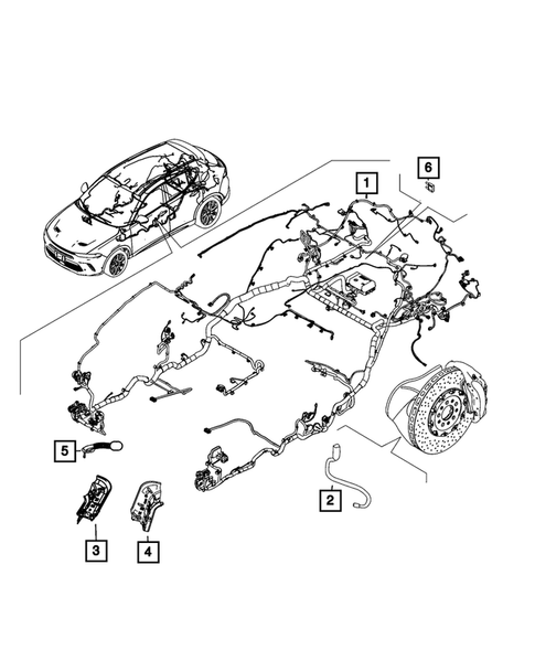 Wiring, Body and Accessories for 2023 Dodge Hornet #2